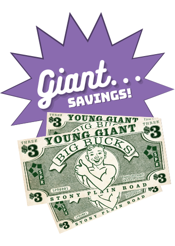 2 Giant Savings!