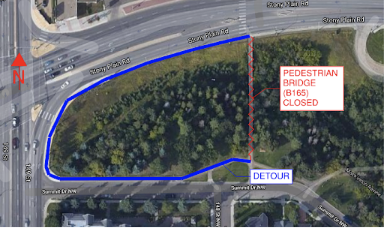 MacKinnon Ravine Pedestrian Detour