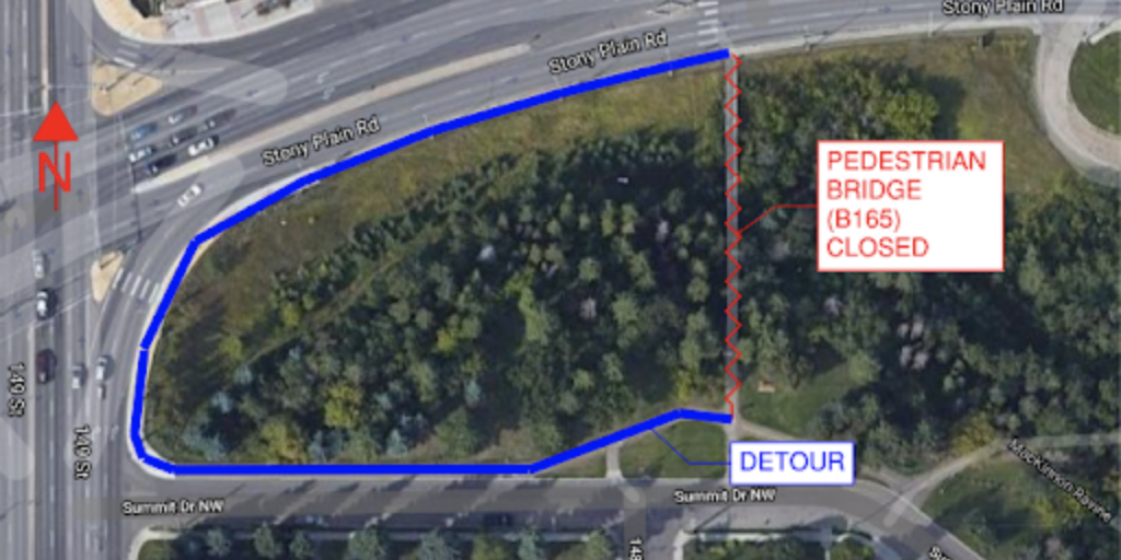 MacKinnon Ravine Pedestrian Detour